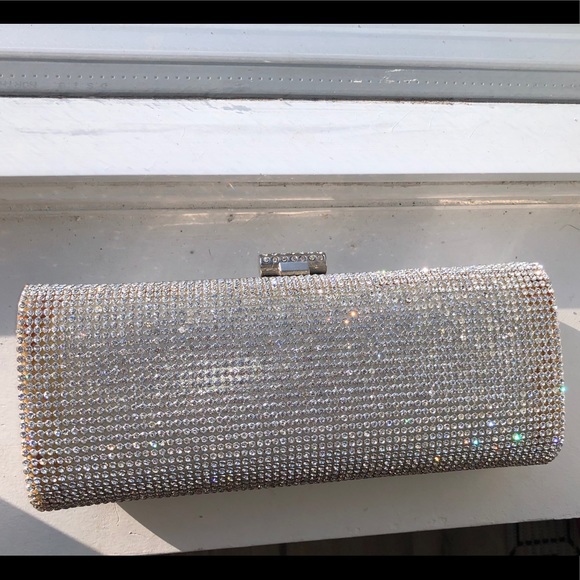 Diamond silver clutch - Picture 2 of 5